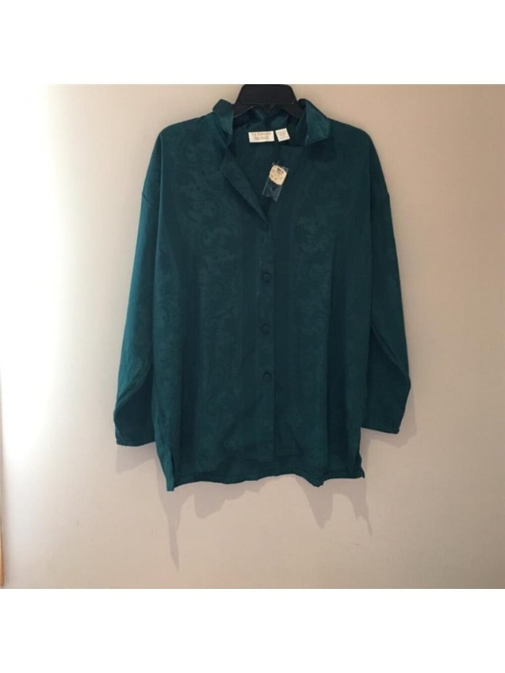 VINTAGE Victoria's Secret Women's Green and Blue Pajamas